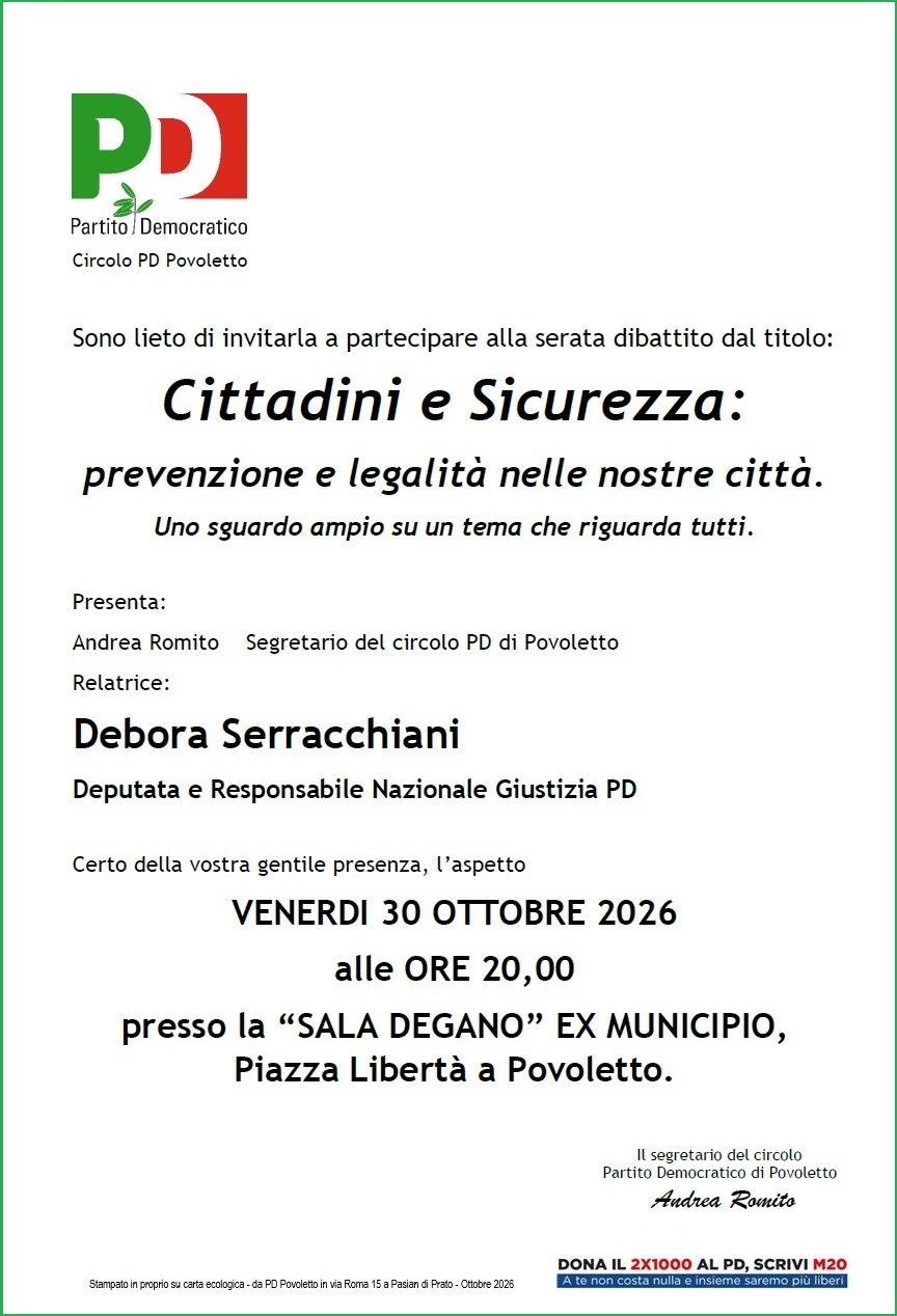 CITTADINI E SICUREZZA: prevenzione e legalità nelle nosre città